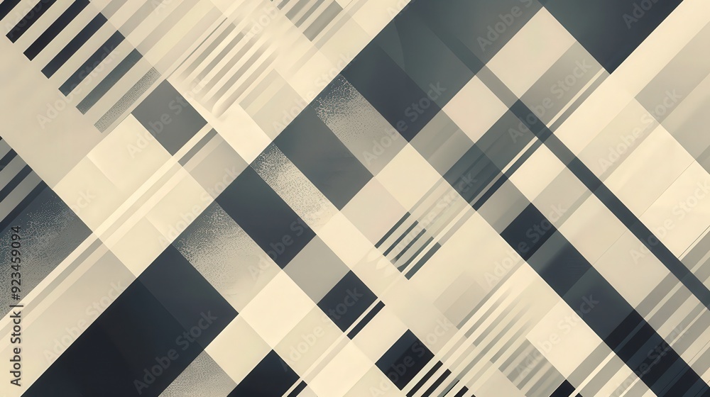Poster an elegant business pattern with diagonal stripes and geometric shapes.