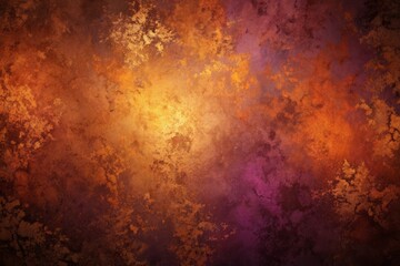 Obraz premium Rich dark orange, brown, and purple abstract gradient texture with cherry and gold undertones, evoking elegance and luxury, perfect for Halloween designs.