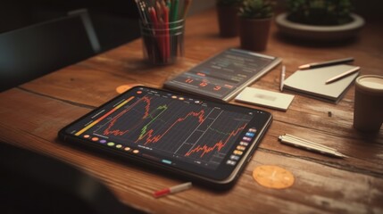Stock Market Analysis on a Tablet