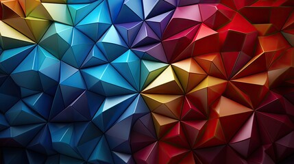 Obraz premium Geometric Design with Vibrant Patterns 