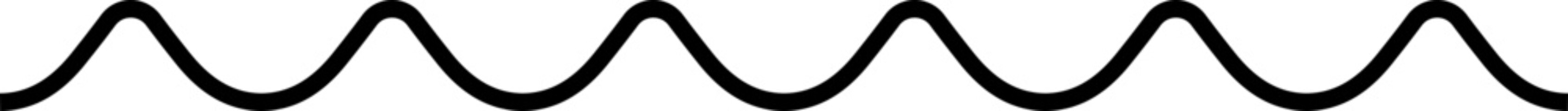 Wave icon. Line style. Water sign.