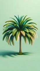 Obraz premium palm tree on the beach