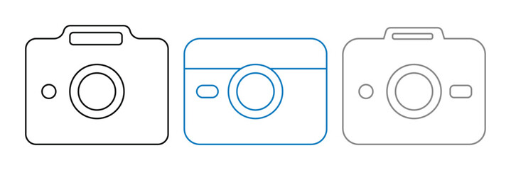 camera line icon
