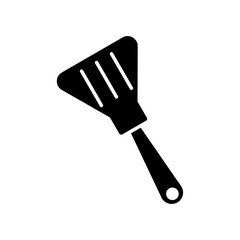 pastry spatula icon. vector isolated on white background, simple and modern design.