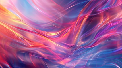 Obraz premium This image showcases swirling waves of vibrant colors in a dynamic and energetic composition, perfect for adding movement and vitality to any creative project or background.