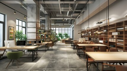 Collaborative Office Environment Showcases Colleagues Engaged in Intense Research and Dynamic Discussion for Their Next Project, Fostering Creativity and Teamwork.