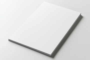 Blank A4 Paper Mockup on Isolated Background created with Generative AI