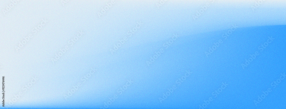 Aufkleber grainy blue and white gradient abstract background. blurry flowing cloudscape on blue azure sky with