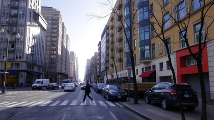 Naklejka premium street