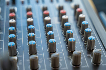 bouton d'une table de mixage