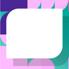 Modern geometric pattern