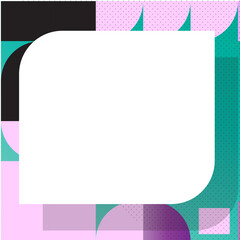 Modern geometric pattern