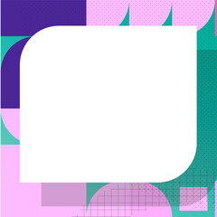 Modern geometric pattern