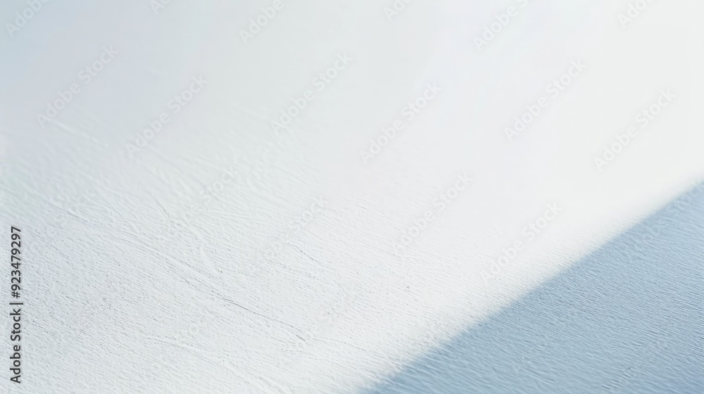 Aufkleber A soft and gentle shadow cast upon a white textured background, creating an artistic and minimalist effect that highlights the play between light and texture in a serene composition.