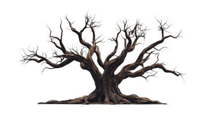 Old tree transparent background