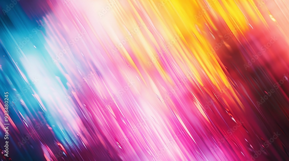 Leinwandbilder this image showcases vibrant multicolored light streaks forming beautiful abstract patterns, charact