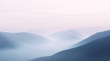 Misty Mountain Landscape