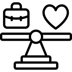 work life balance icon