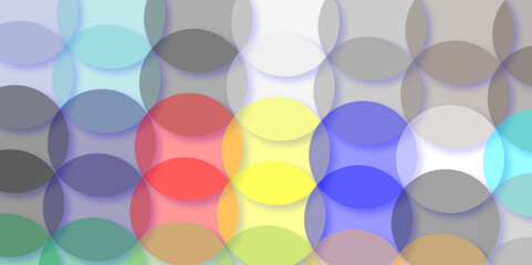 Abstract Colorful Bokeh Background. A mesmerizing display of multicolored translucent bubbles floating against a blurred background, abstract muti vibrant color light bokeh background.