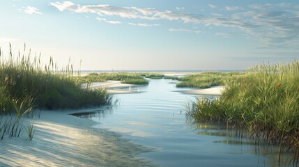 Coastal ecosystems like dunes and wetlands are crucial for environmental protection.