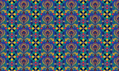 African ethnic native pattern.Traditional kente,ankara,kitenge,chitenge,capulana african wax print fabric pattern.Abstract vector motif pattern.For fabric,clothing,blanket,carpet,woven,wrap,decoration