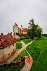 View of Trausnitz Castle in Landshut, Germany.