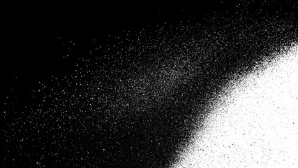 Transparent distressed white grainy texture with dust overlay textured. Grainy noise particles and...