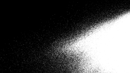 Transparent distressed white grainy texture with dust overlay textured. Grainy noise particles and snow effect on a black background.
