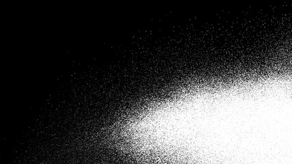 Transparent distressed white grainy texture with dust overlay textured. Grainy noise particles and...