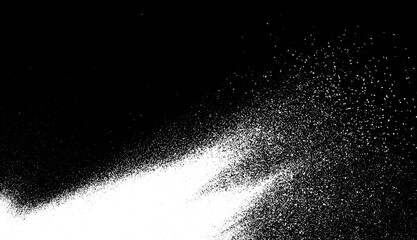 Transparent distressed white grainy texture with dust overlay textured. Grainy noise particles and...