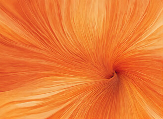 Abstract Swirl of Orange Colors With Fluid Movement Captured in a Creative Art Piece