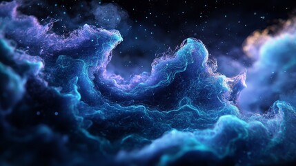 Obraz premium Abstract Nebula Clouds