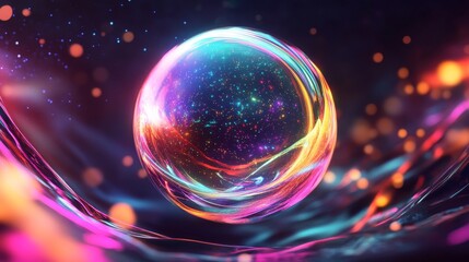 Abstract Sphere in a Colorful Universe