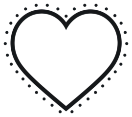 PNG Black and white heart weaponry stencil bow.