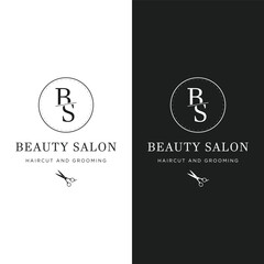 Women's beauty salon Logo template and identity.Design for business, salon, cosmetics, therapy spa.