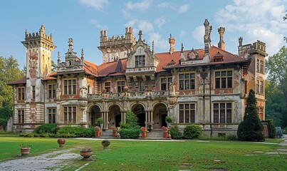 Fototapeta premium castle architecture building outdoors.