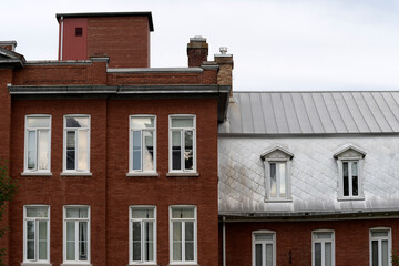 An old red brick Victorian building