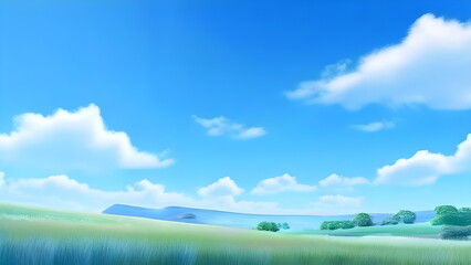 backdrop with autumn sky