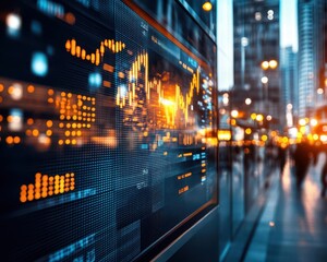 Stock trading floors, vibrant action, financial markets, dynamic trading