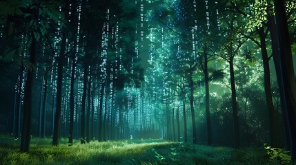 Naklejka premium digital abstract art