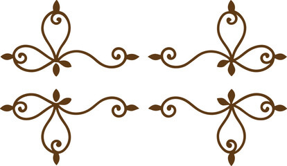 gold floral ornament