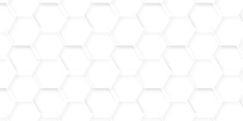 	
Abstract square digital grid pattern background with hexagons. modern hexagon polygonal technology vector. seamless bright white abstract honeycomb science digital texture background.