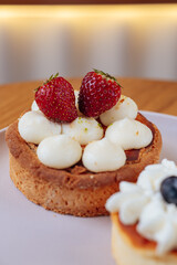 Delicious and fresh sweet pastries