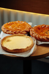 Delicious and fresh sweet pastries