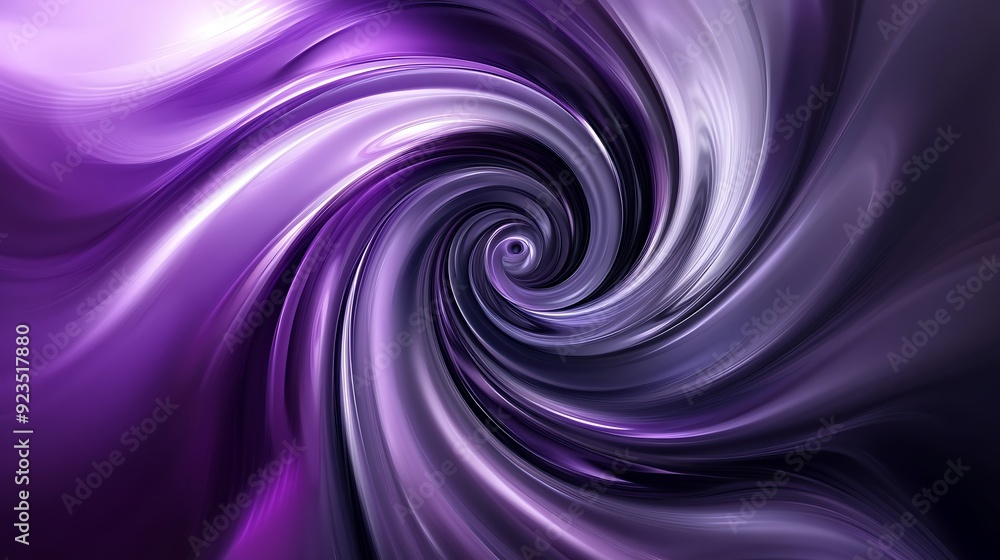 Poster violet gray abstract swirl background with copy space for design | dynamic vector spiral motion in b