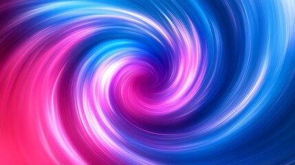 Obraz premium Vibrant Abstract Electric Blue and Hot Pink Swirl Background with Copy Space for Design