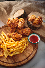 Delicious and fresh hot food