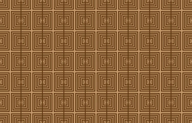 Tribal vector ornament. Seamless African pattern. Ethnic carpet with chevrons. Aztec style. Geometric mosaic on the tile, majolica. Ancient interior. Modern rug. Geo print on textile. Kente Cloth.