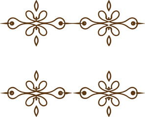 set of decorative elements for design