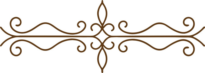 abstract floral design element